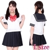 ゆったりセーラー服2・えんじリボン(セーラー服・ブレザー)