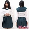 国際高校のセーラー服(中間服) M