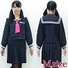 お嬢様風セーラー服 冬制服 M